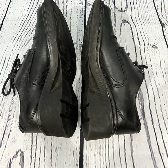 Dr. Martens black lace up shoes style 9264 stacked heel size 6 made in England - Picture 7 of 11